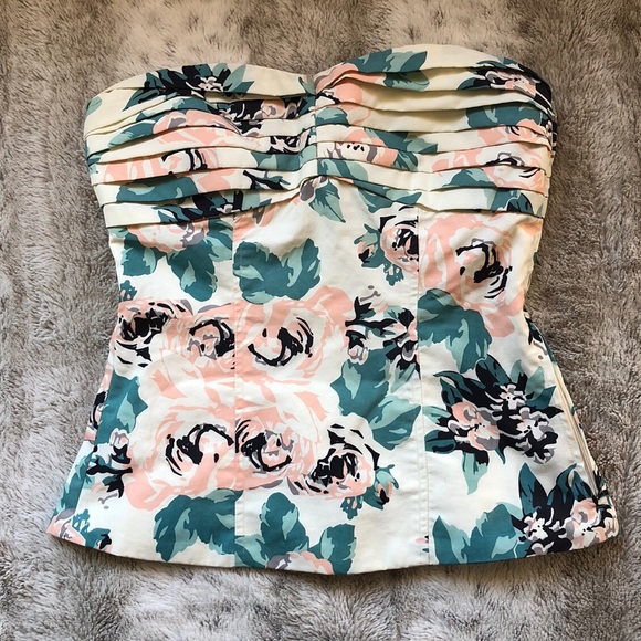 Vintage Floral Guess Bustier Corset Top - Picture 1 of 3